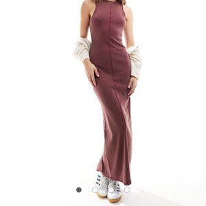 Ribbed tank maxi dress